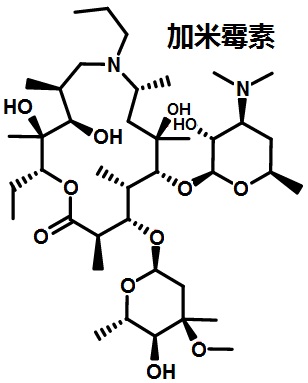 加米霉素的结构式